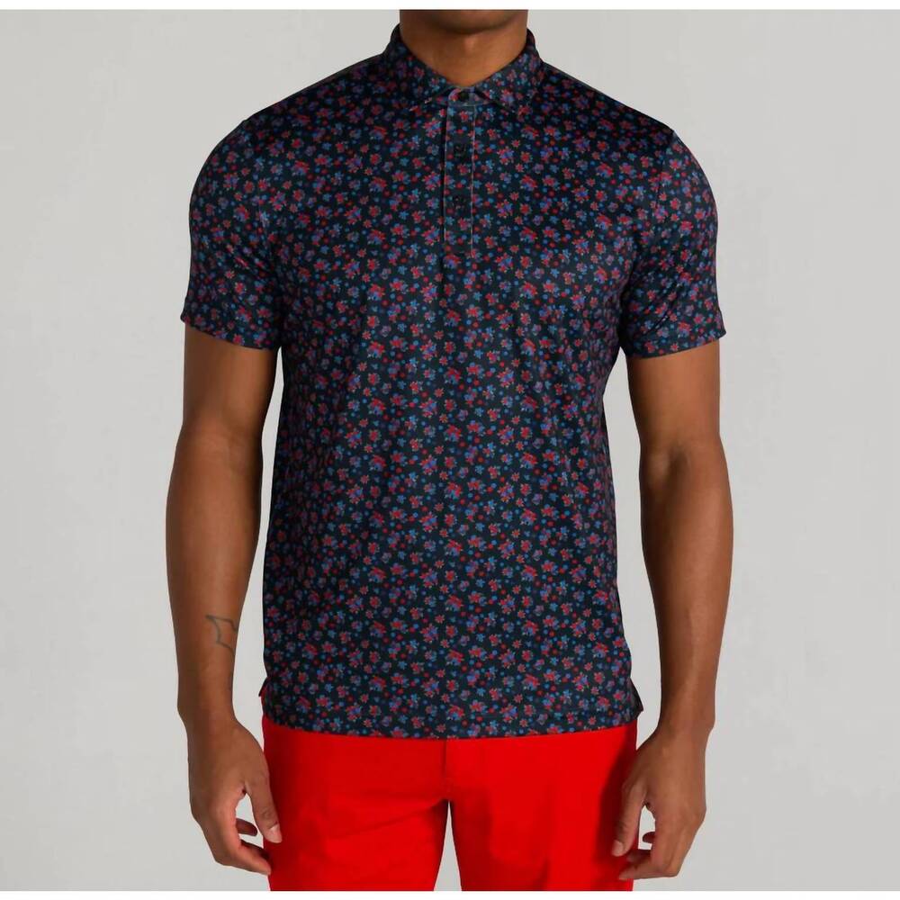 NEW REDVANLY rovana polo in tuxedo multi